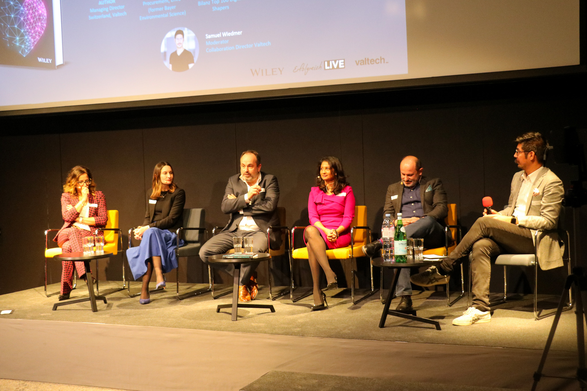 Panel discussion at the Valtech book launch in Zurich